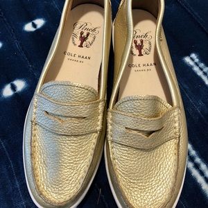 Cole Haan Metallic Pinch Weekender